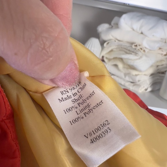 Coldwater Creek women's sz. large quilted vest beaded zip. fun whimsical #2187 - Picture 12 of 12